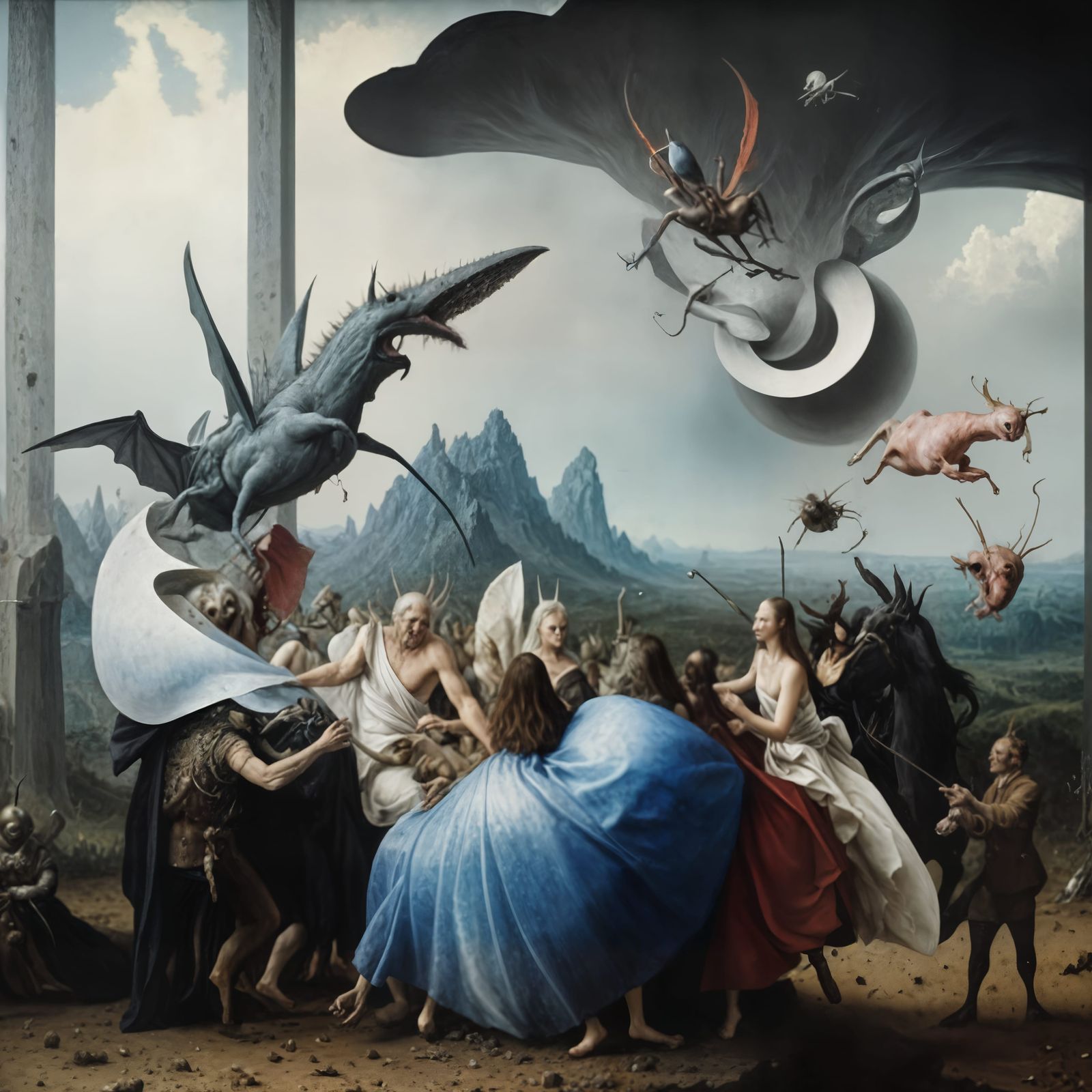 Assorted people, NOT getting along...