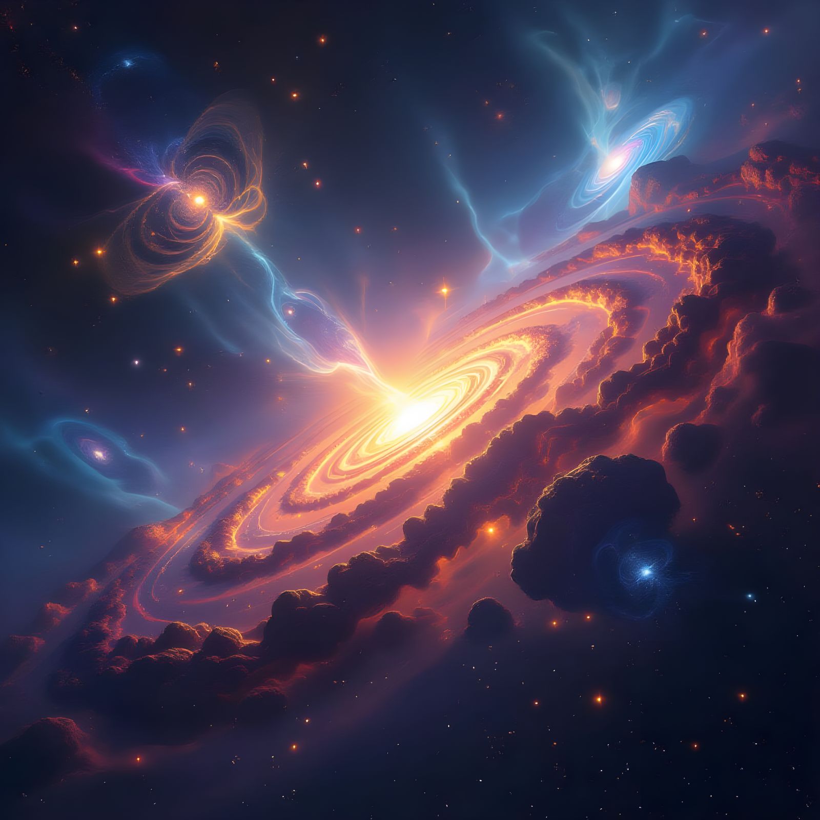 Infinite Multiverse Cosmic Network of Fractal Webs