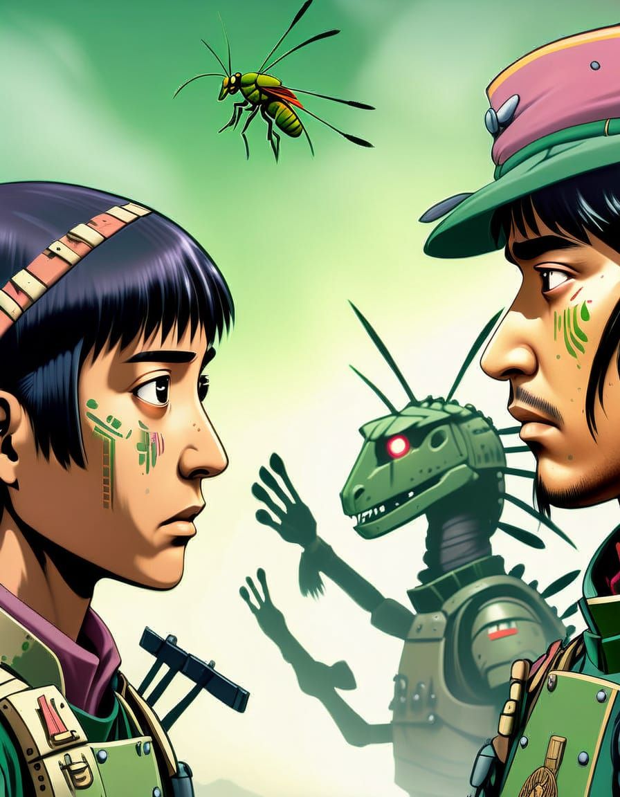 Indigenous Leaders Converse: A Cinematic Concept Art Piece