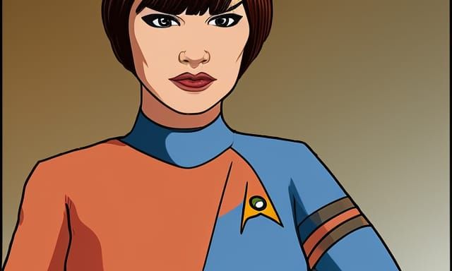 Velma as Vulcan in Star Trek Portrait