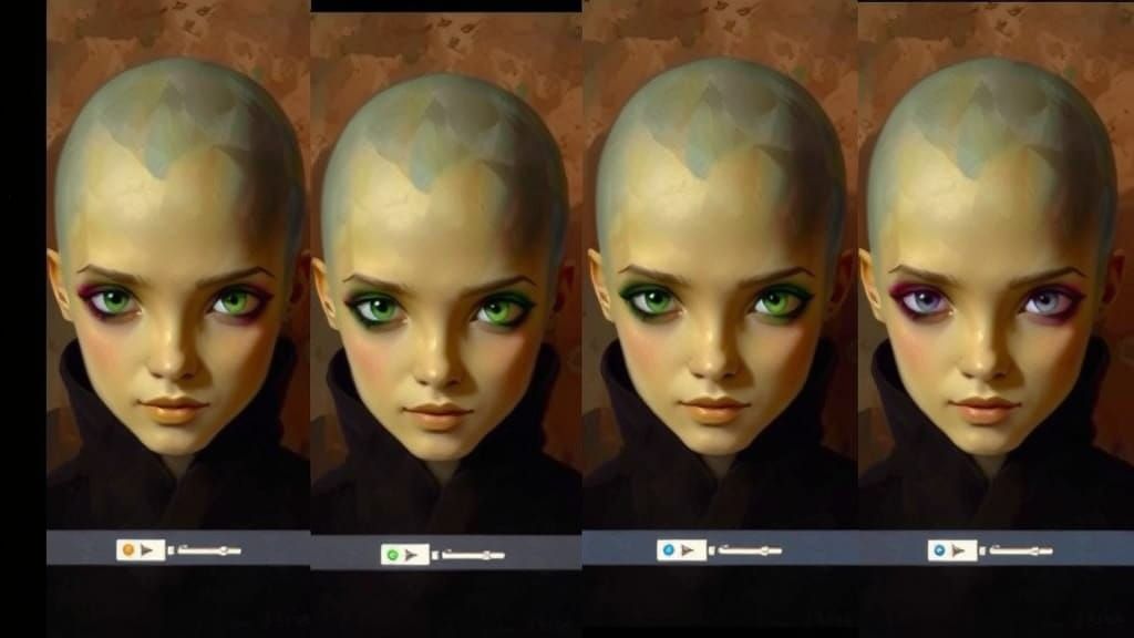 Mysterious Clones in Geometric Comic Book Art