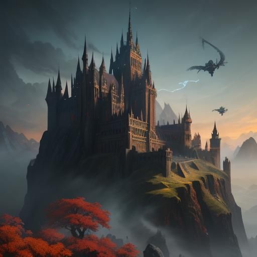 Headless King Detailed Matte Painting