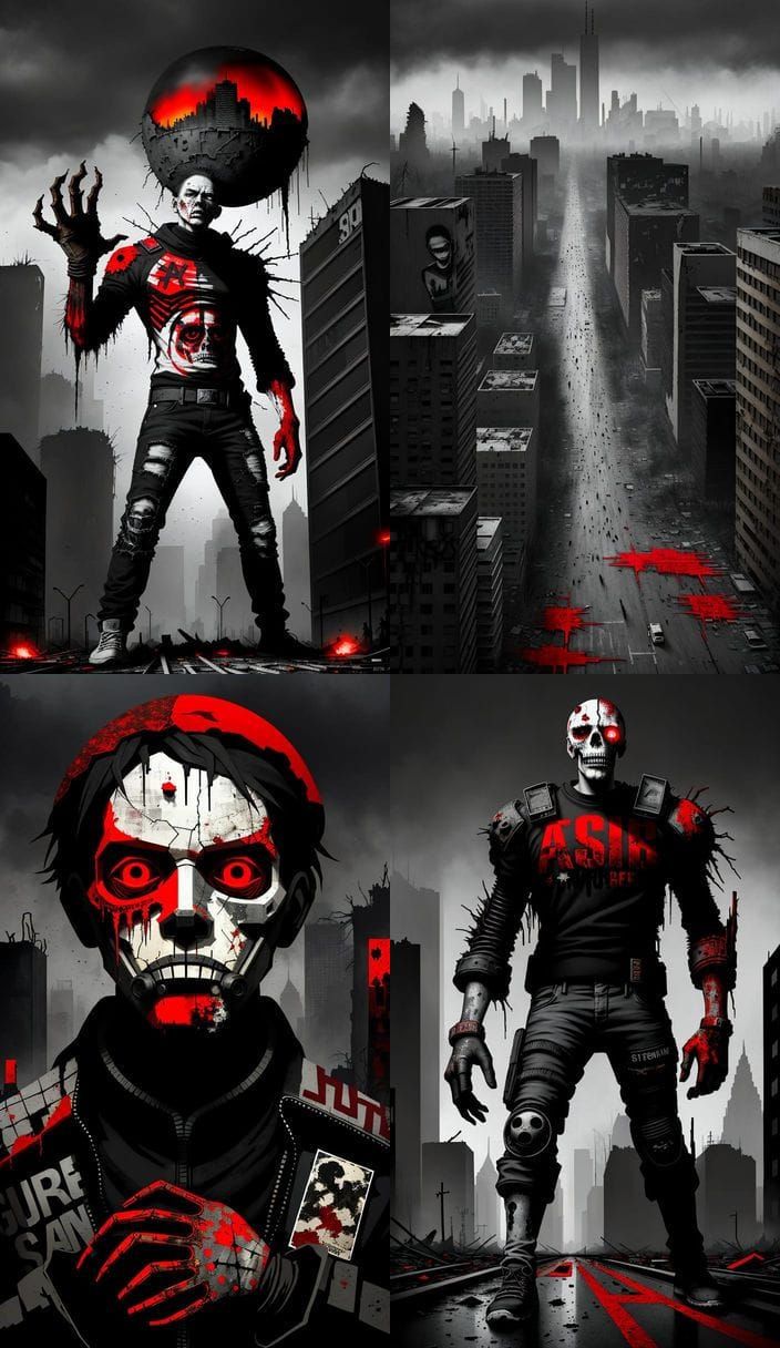 Global Inequality Abstract Protest Art