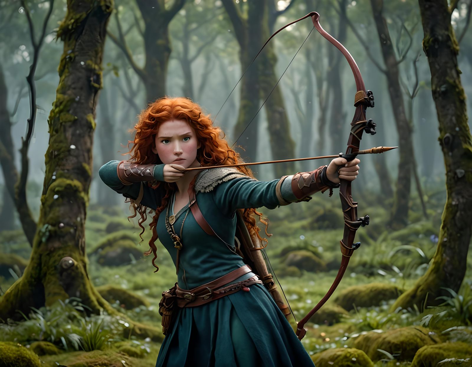 Merida the Brave! 🏹 👩‍🦰