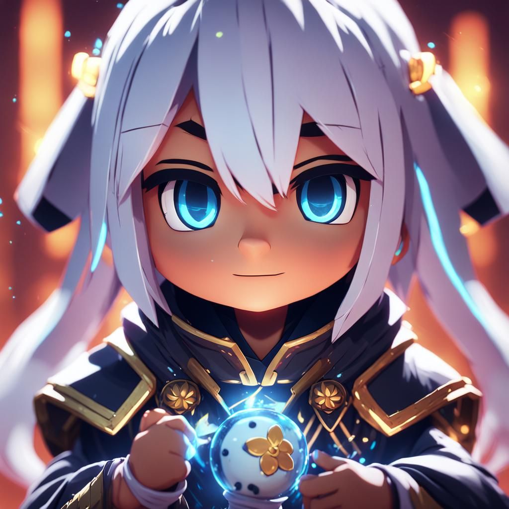 Simon Basset as Chibi Anime Character