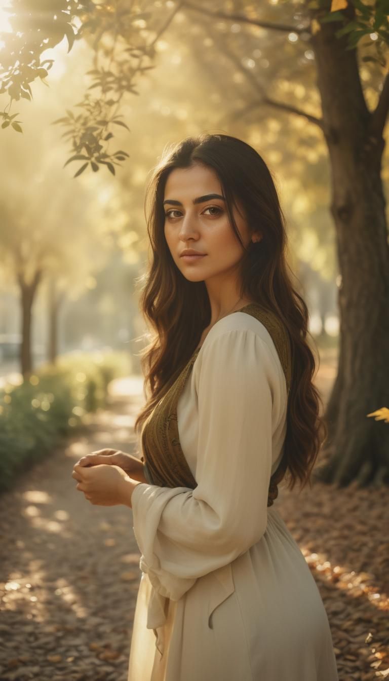 A beautiful young Turkish woman.