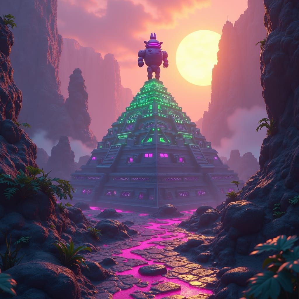 Q-Bert's Triumphant Stand in Fantasy Realm