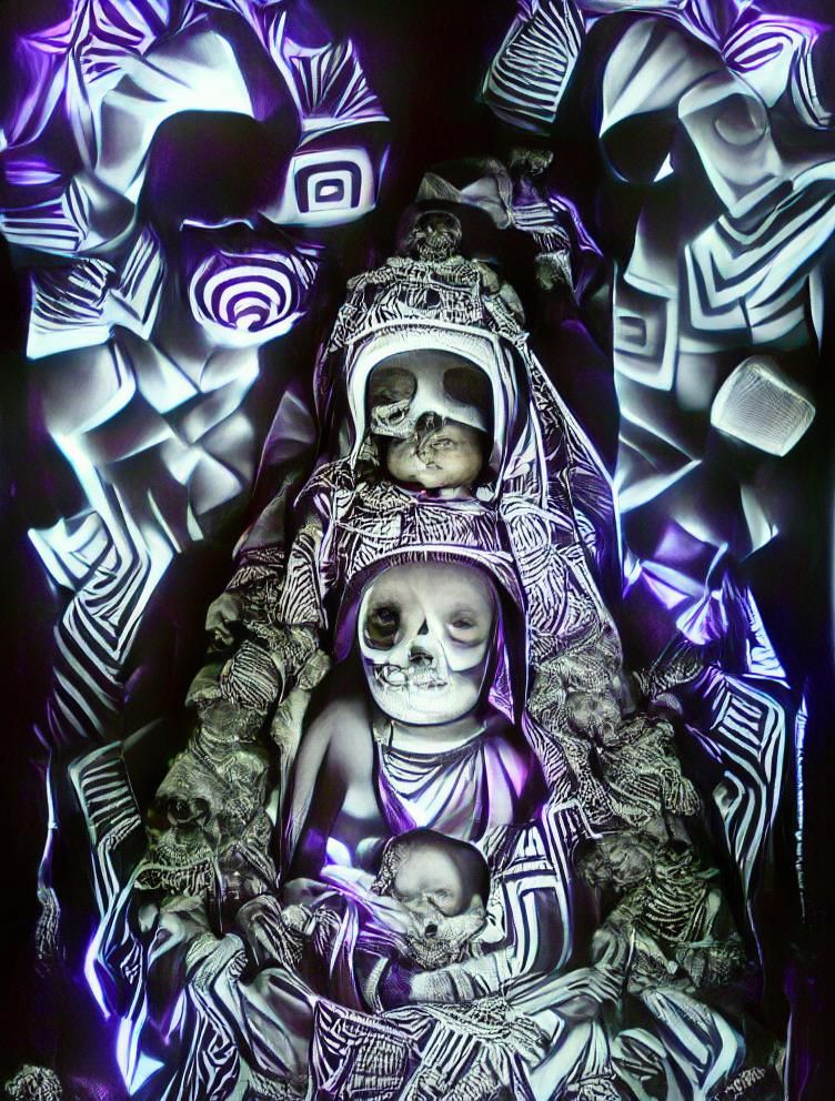 Santa Muerte and Inca Mummy in Ayahuasca Visions