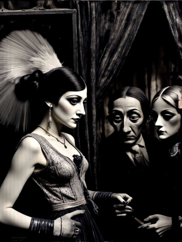 Berlin Cabaret Poster: Gloria Swanson as Showgirl