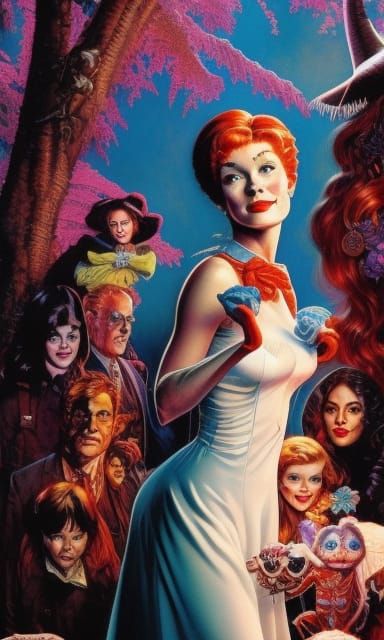 Mary Jane Watson in Mixed Artistic Styles