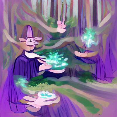 Enchanted Forest: A Spellbinding Scene