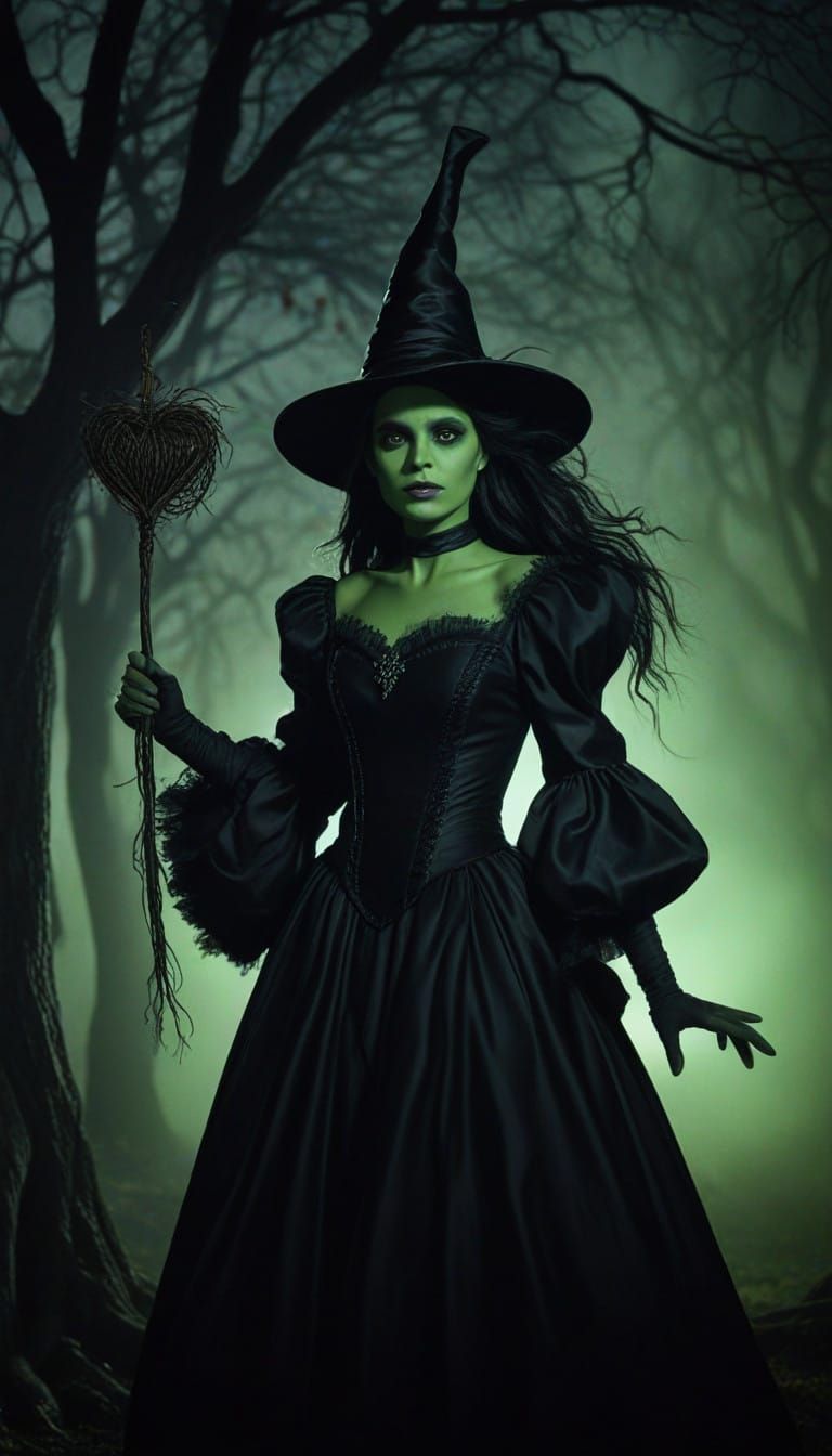Cyberpunk-Inspired Wicked Witch of Oz