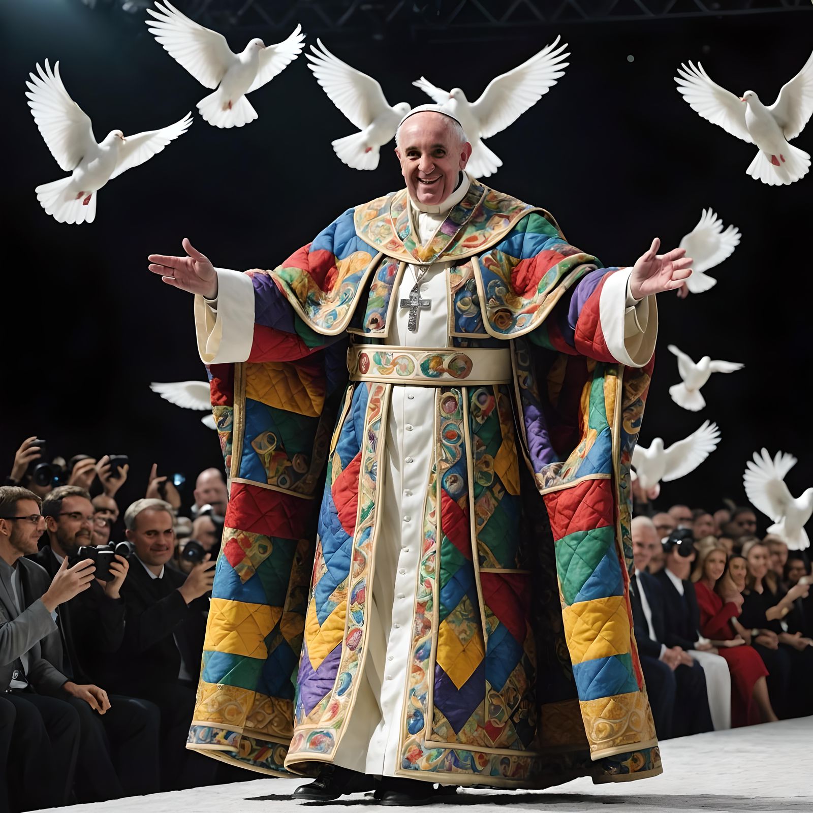 The new Balenciaga papal robes