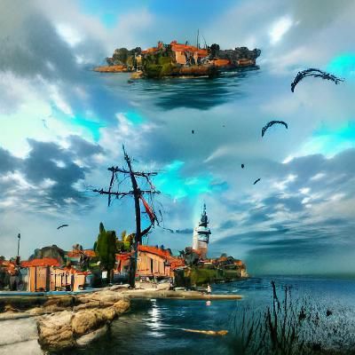 Novigrad Cityscape View