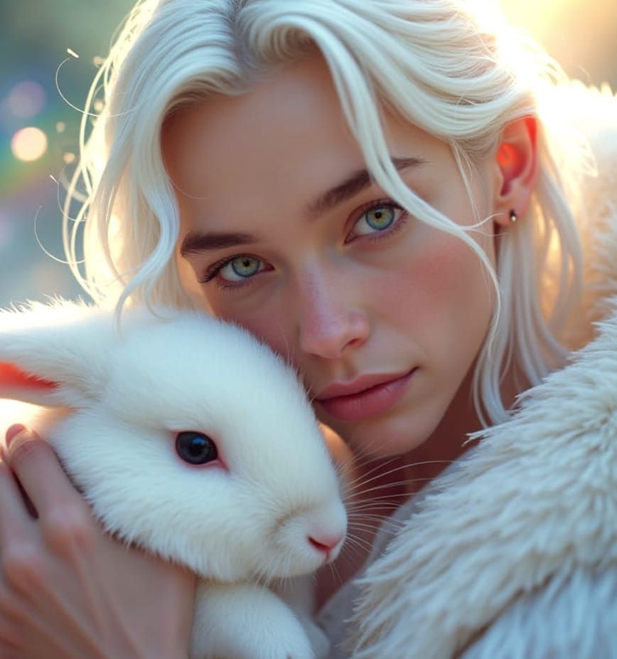 Angel of Compassion in Ethereal Glow