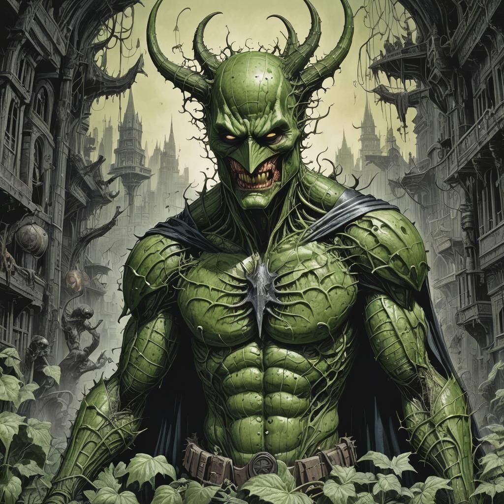 Cucumber Batman Wendigo Colossus: Twisted Sci-Fi Horror