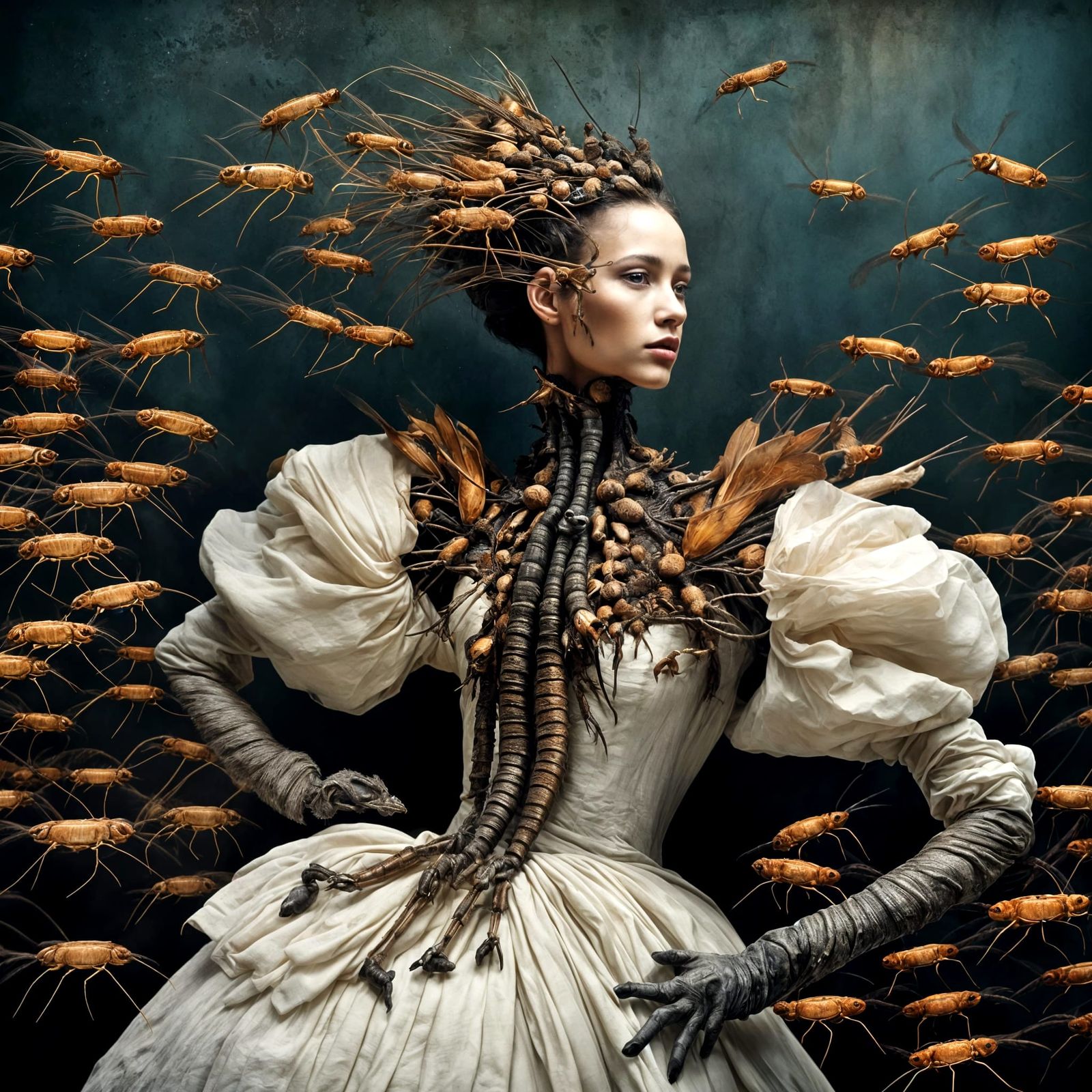 Exotic Aliens in Hyperrealistic Surrealist Style