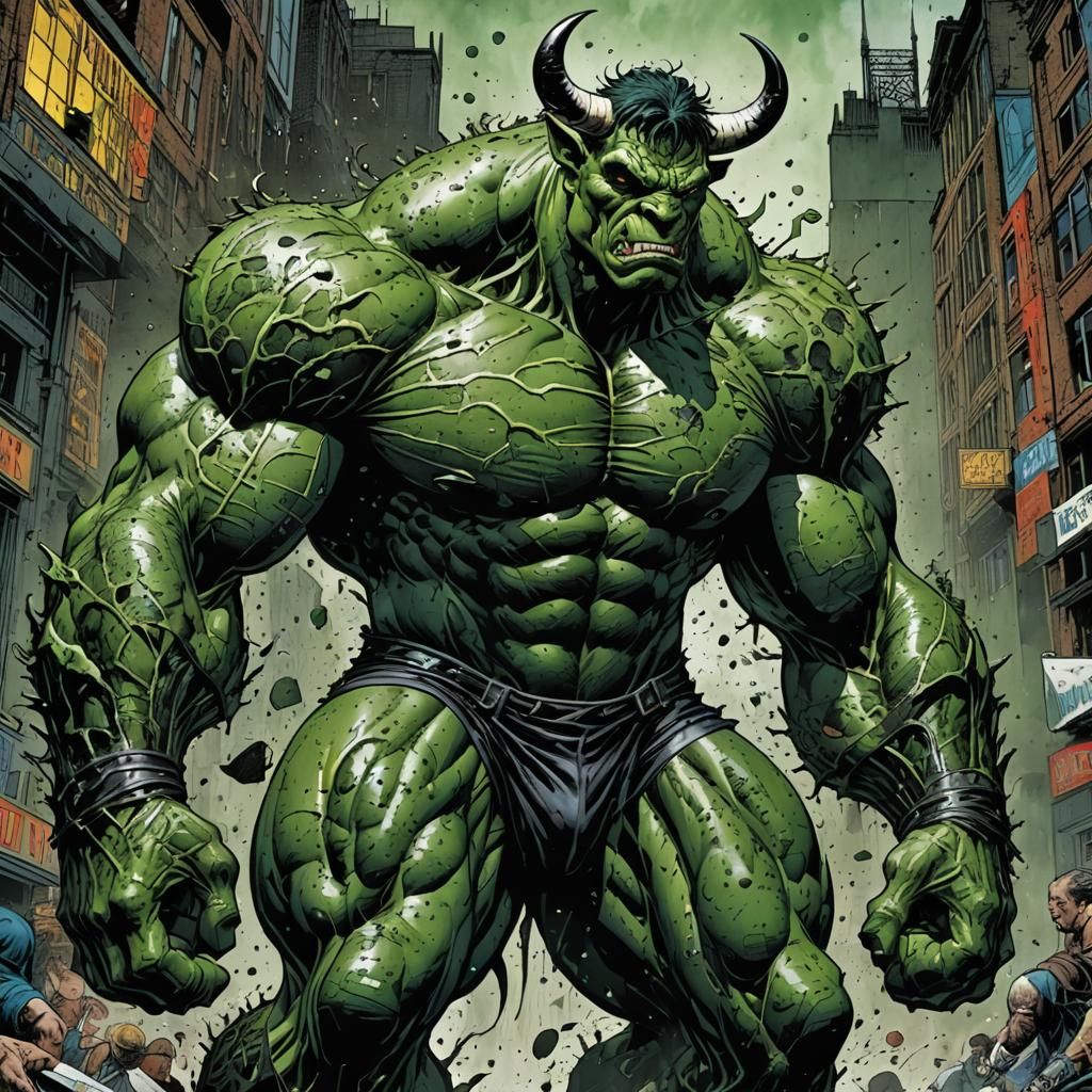 Incredible Moo in Nottingham: Comic Book Art