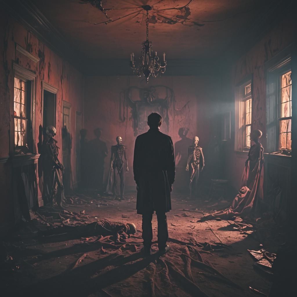 I'm standing here, I'm full of fear, with bodies at my feet