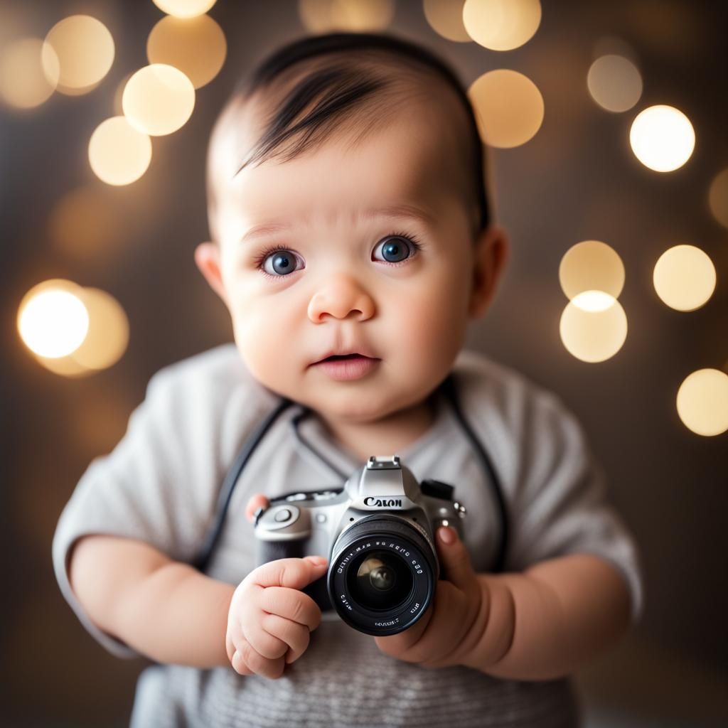 Professional Baby Photography with Bokeh