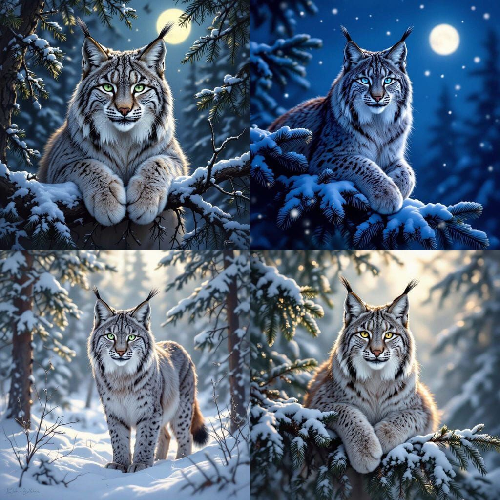Majestic Lynx in Natural Habitat