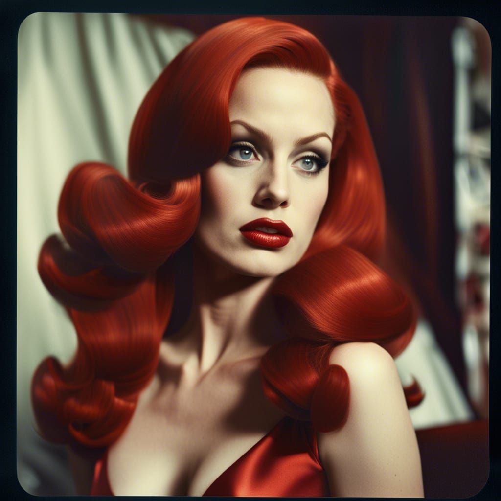 Hyperrealistic Portrait of Jessica Rabbit