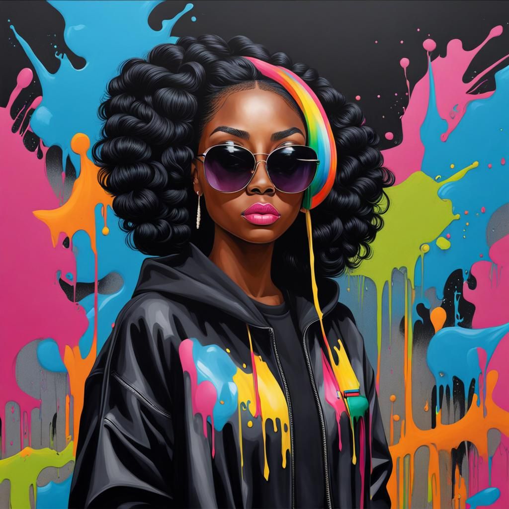 Graffiti Art: Black Girls in Street Style