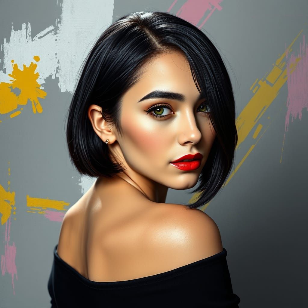 Portrait of a young woman