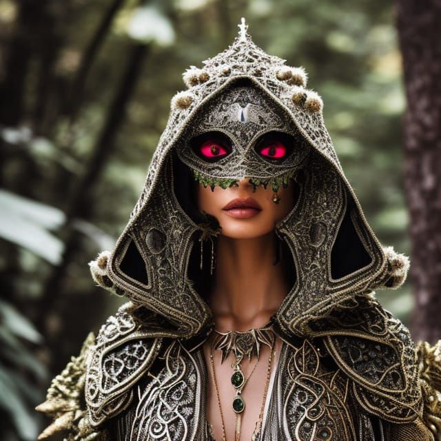 Filigree Characters in Futuristic Gothic Fantasy