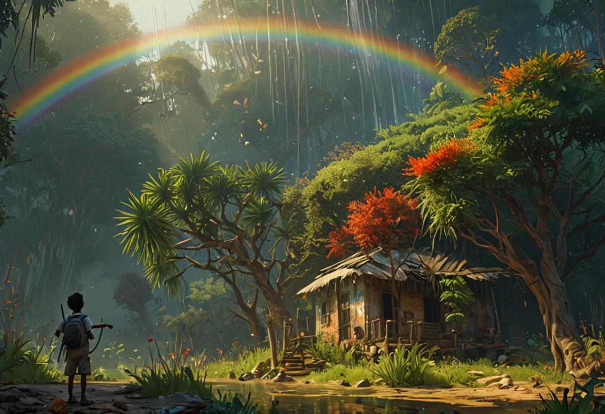 Ethereal Madagascar Landscape in Hyperrealistic Render