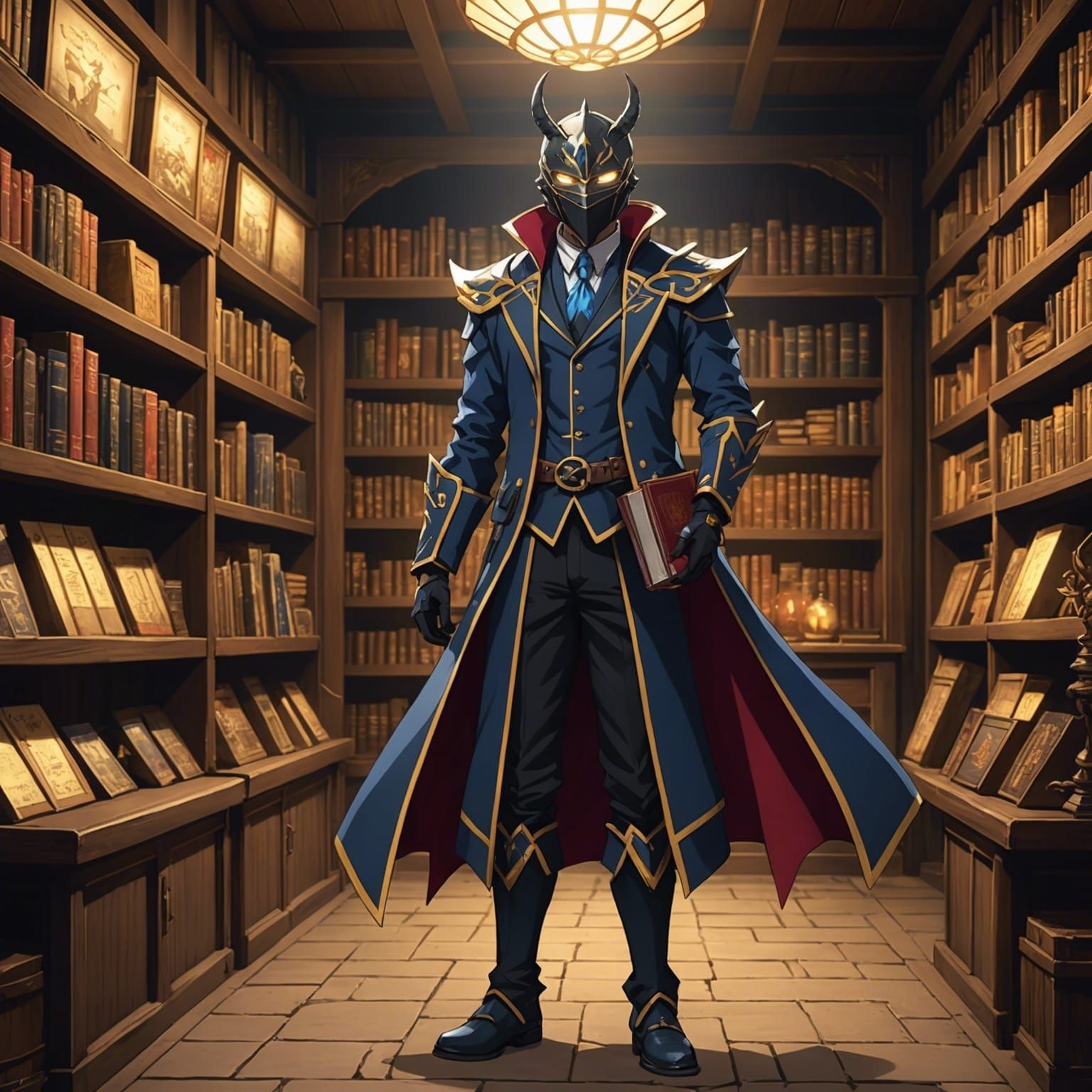 Vanir in Magical Shop: Anime Fantasy Art