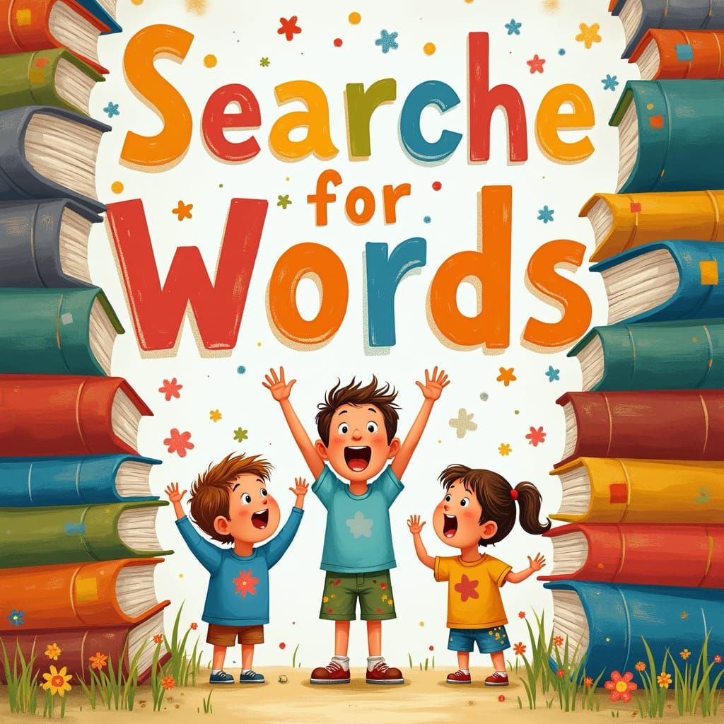 Whimsical Children's Word Search Adventure