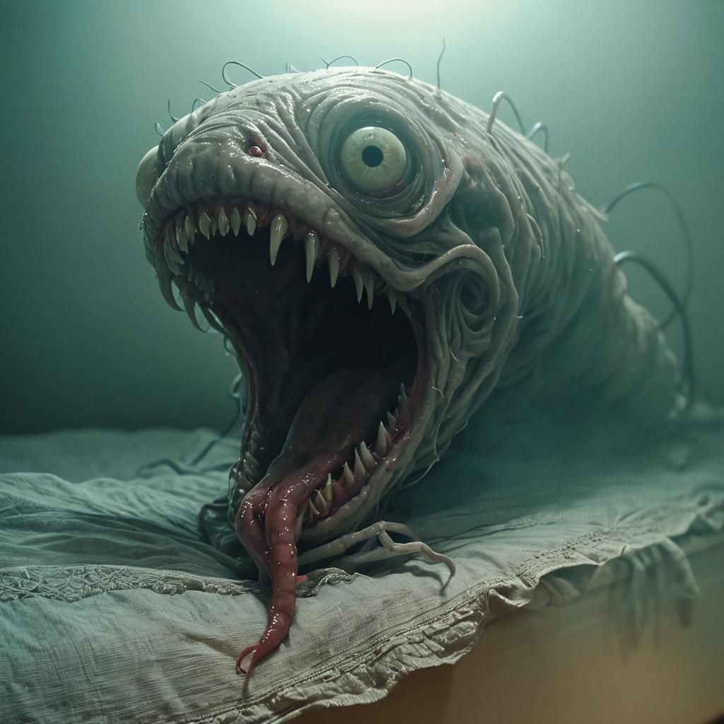 Terrifying Demon of Body Horror and Parasites