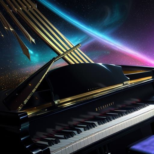 Cosmic Pianist Plays Among the Nebulae