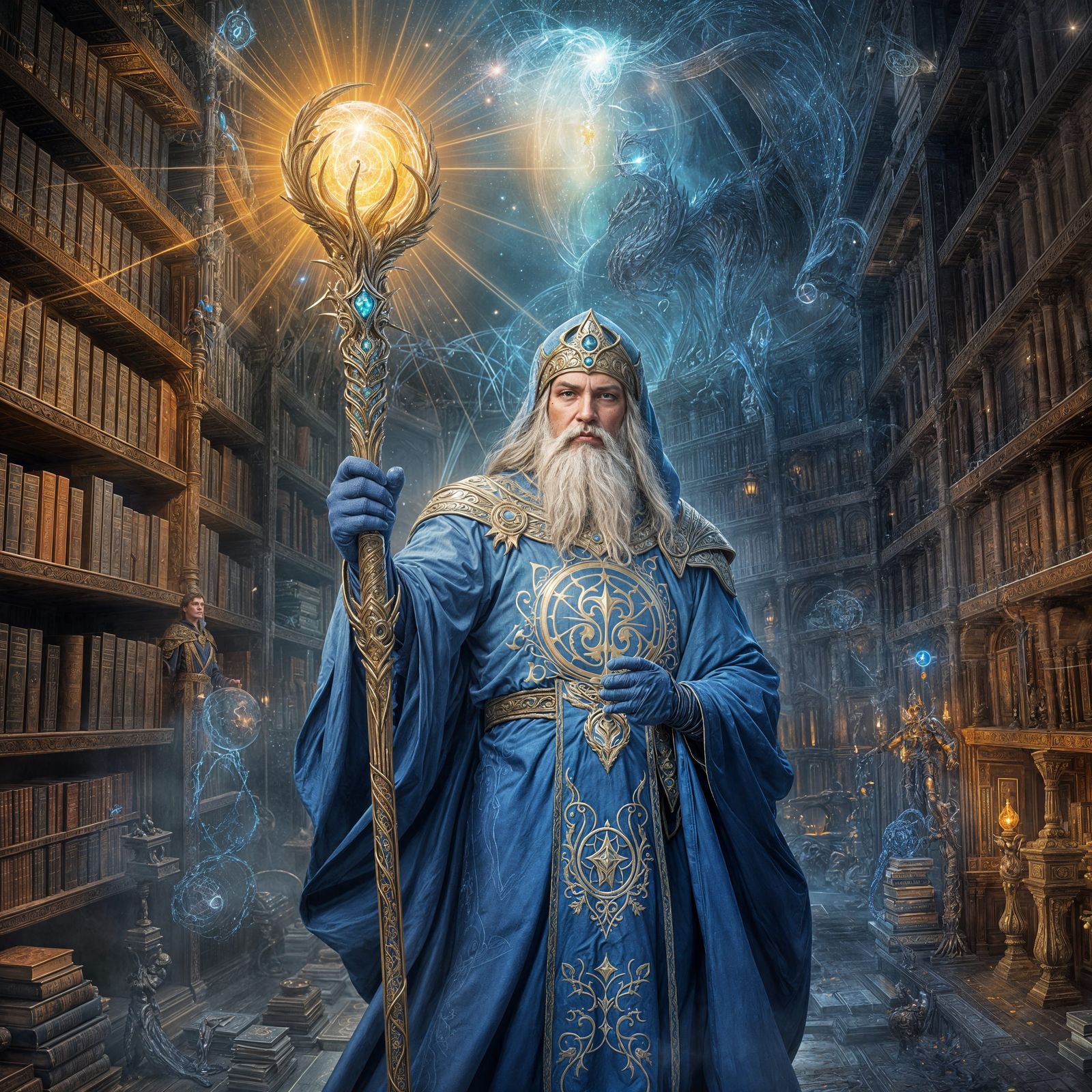 Ethereal Archmage Embodies Infinite Power