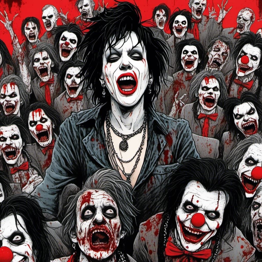 Zombie Clown Horde: A Bloody Horror Army
