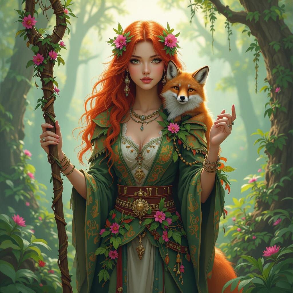 Detailed Character in Atmospheric Landscape