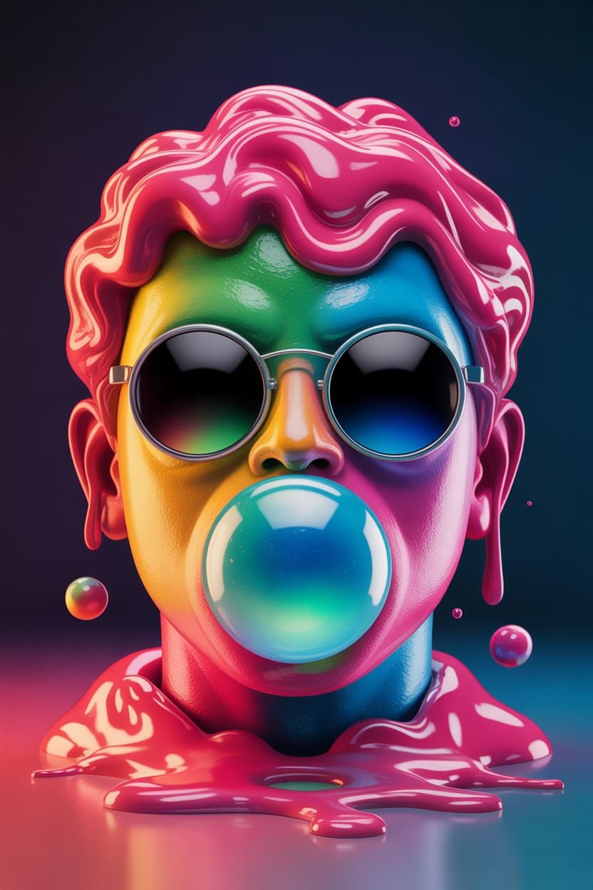 Melting Gum Papercraft Spy-Fi Exploding Gumcraft Diorama Scu...