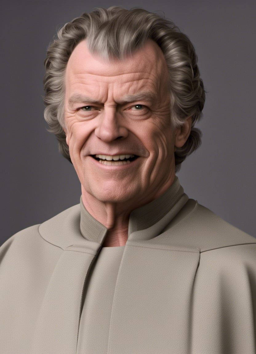 John Noble as Palpatine in Star Wars: Episode III