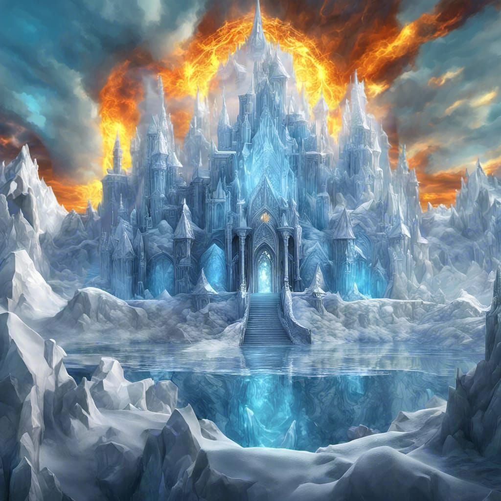 Ice Jewel Castle in Fiery Inferno
