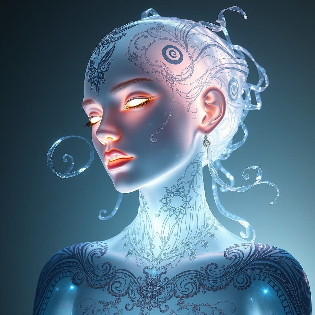 Ethereal Golem in Chiaroscuro Beauty