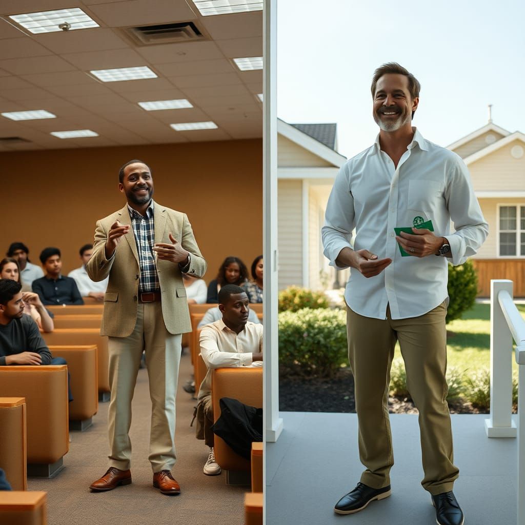 Somali Professor and Brad Pitt: A Cinematic Split Screen