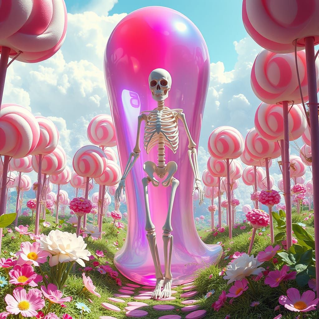 Colossal Slime Creature in Candy Valley