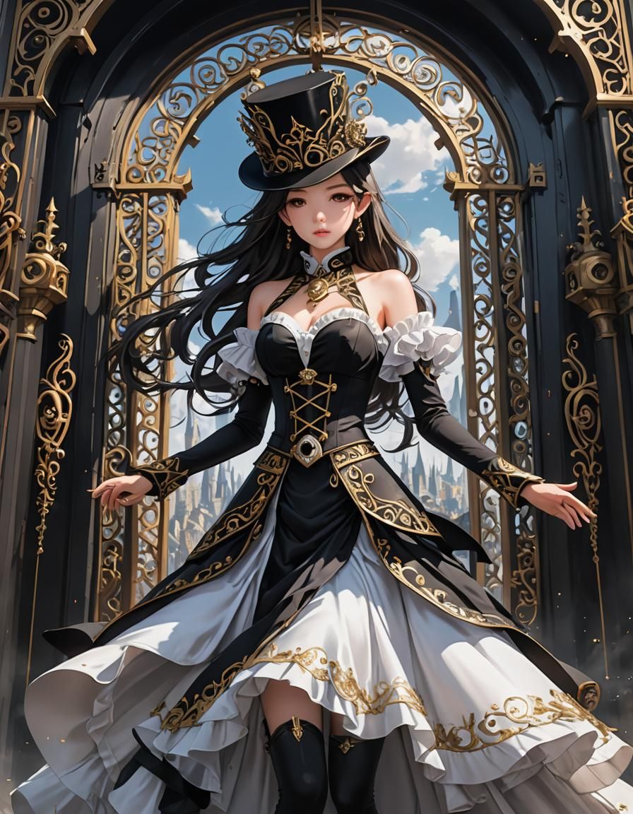 Grandiose Gates and Ringmaster Outfit: Anime Art