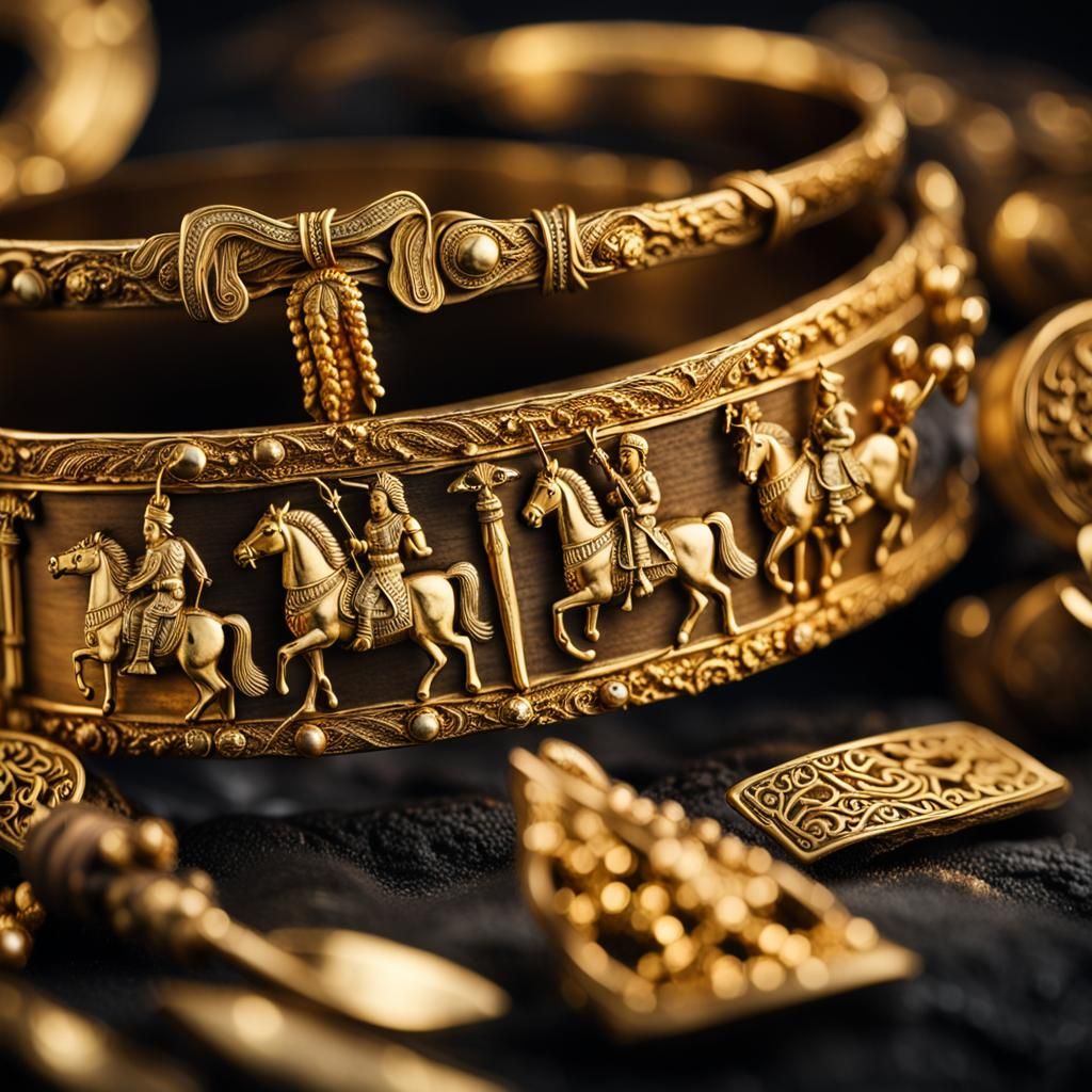 Scythian Gold Jewelry: Nomadic Warriors on Horseback