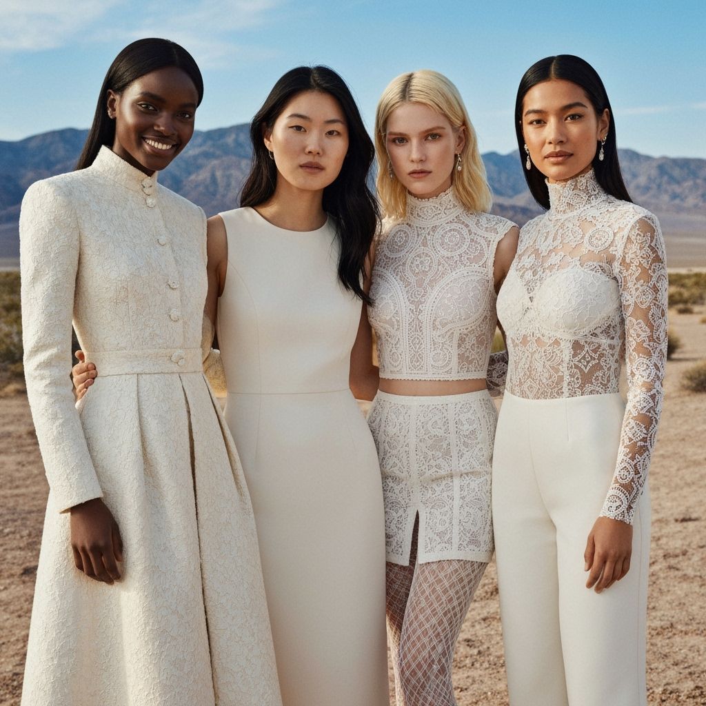 Diverse Women in Gothic Attire in Death Valley