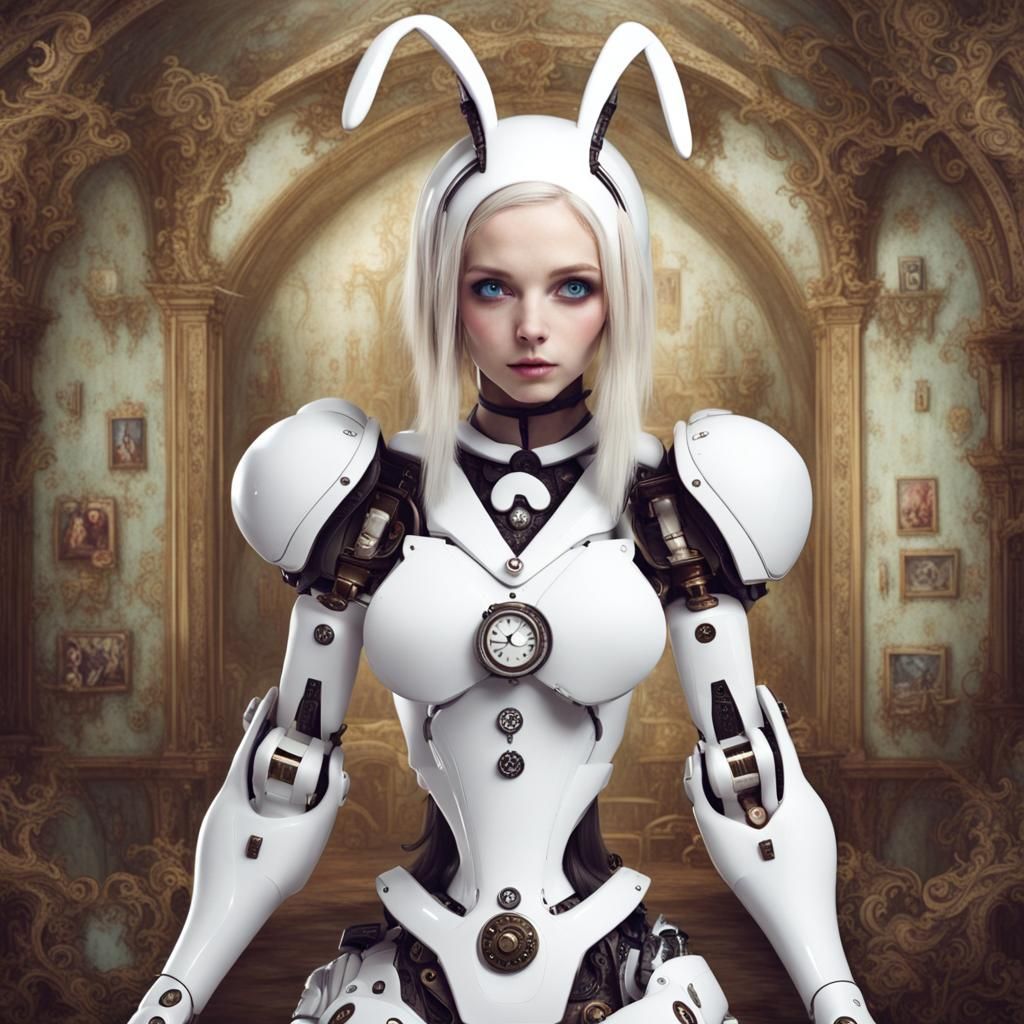 WHITE RABBOT ALICE