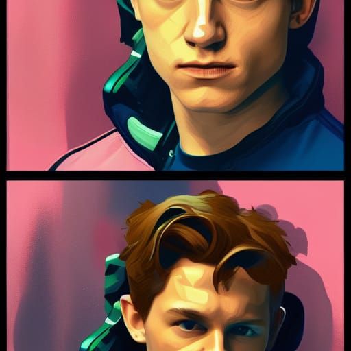 Pop Art Portrait with Dynamic Lighting