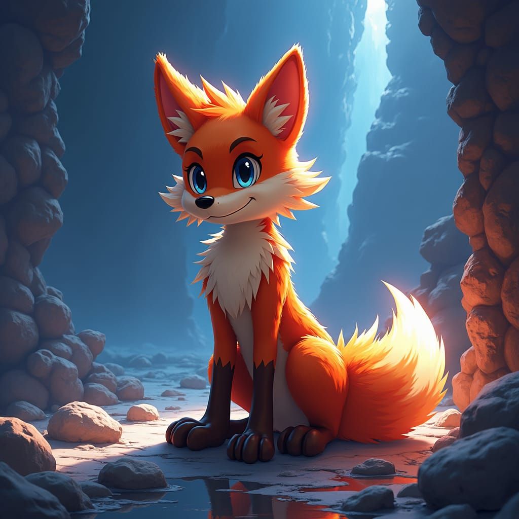 Vibrant Star Fox Adventures Digital Painting