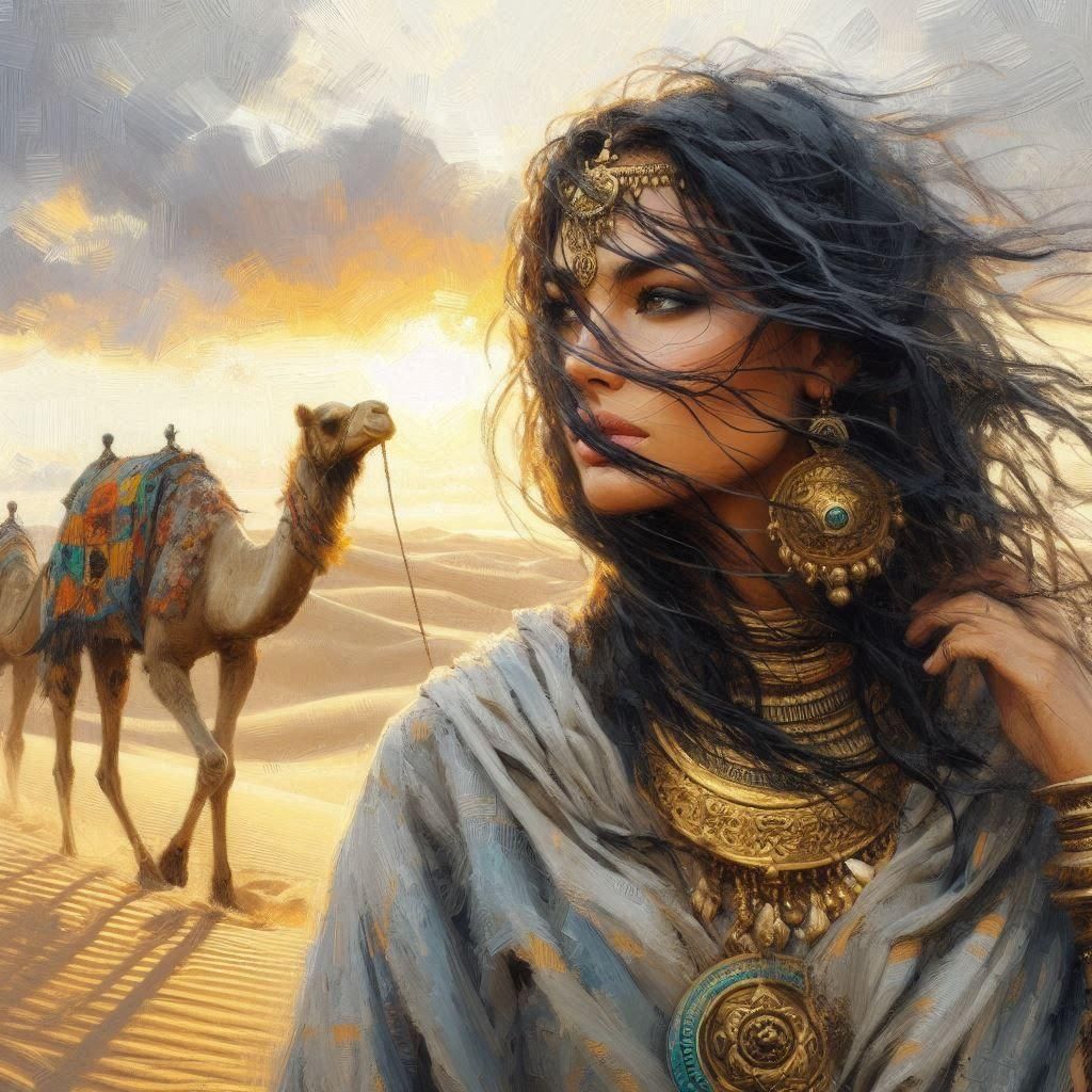 Berber Woman Portrait: Aicha